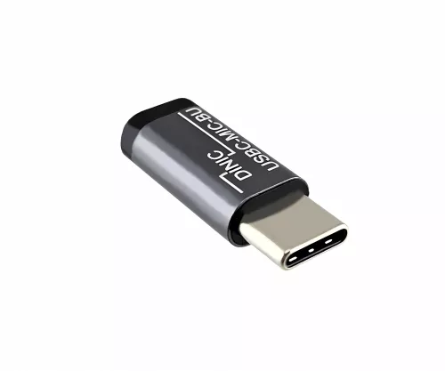 Adapter, USB C-stik til micro USB-stik aluminium, space grey